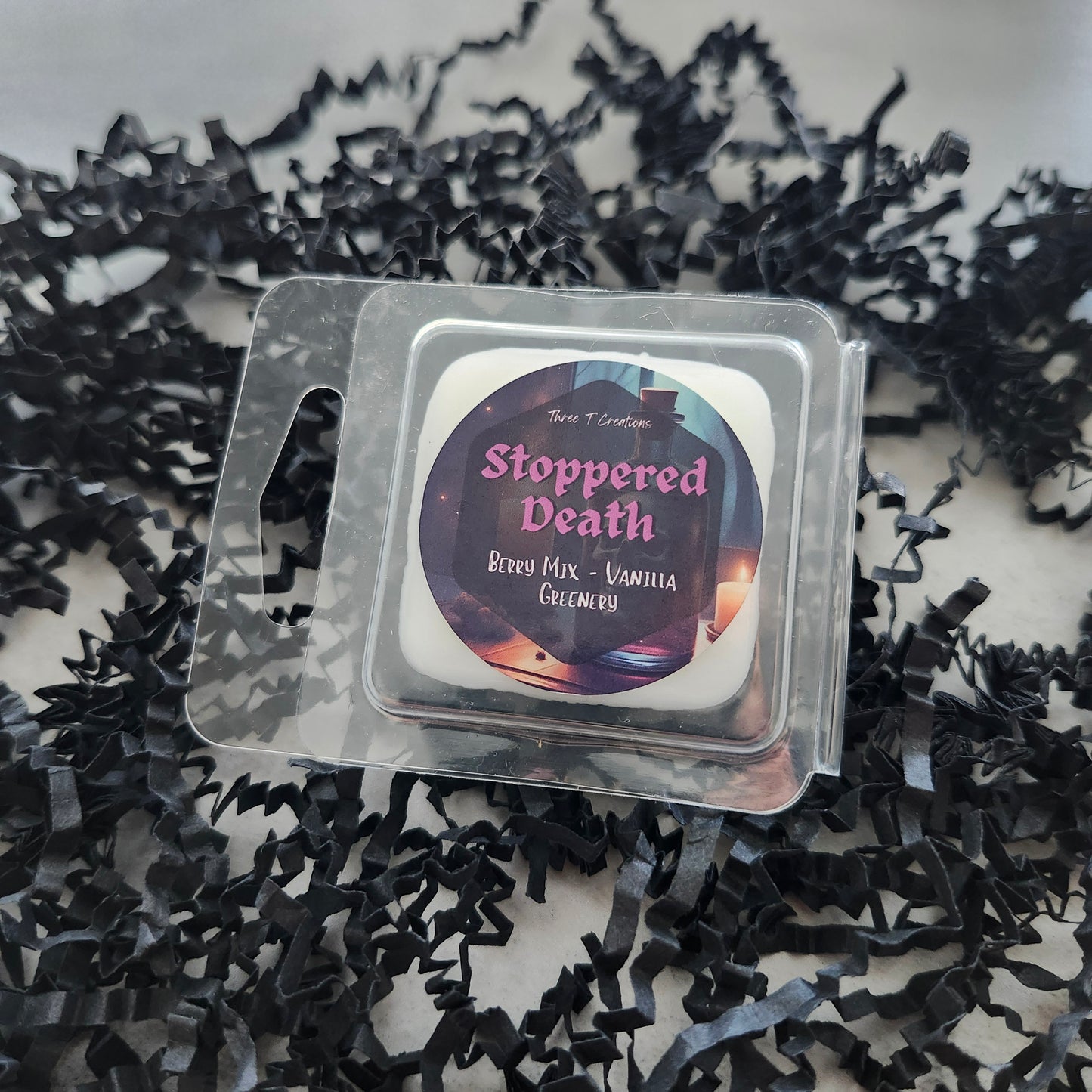 Stoppered Death Wax Melts